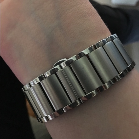 Blume & Mercier diamond watch silver & rose gold - Picture 6 of 12